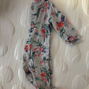 Baby girl footie pajamas